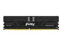 Kingston FURY Renegade Pro - DDR5 - kit - 128 Go: 4 x 32 Go - DIMM 288 broches - 5600 MHz / PC5-44800 - CL36 - 1.25 V - mémoire enregistré - on-die ECC - noir KF556R36RBK4-128